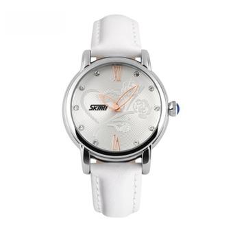 Lady's Fashion Quartz Watch With Water Resistant Wristwatch(White)(INTL)  