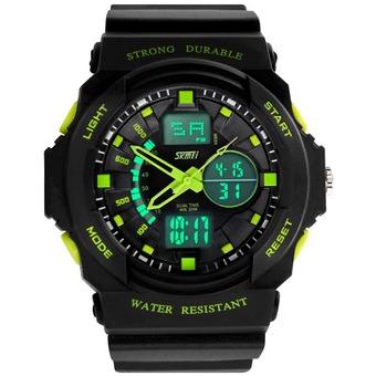 Lady's LED Outdoor Sports Electronic Watch With Shock Resistant Wristwatches(Green)(INTL)  