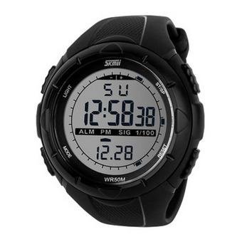 Lady's Outdoor Sports Watch With Shockproof Electronic Divers Wristwatches(Black)(INTL)  