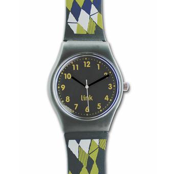 Linkgraphix Playhour - PP07 Scarf - Jam Tangan Wanita - Grey  