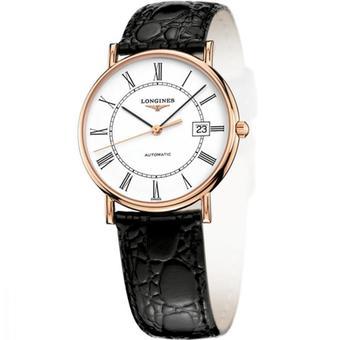 Longines L4.778.8.11.0 The Longines Elegant Collection - Jam Tangan Pria - Hitam  