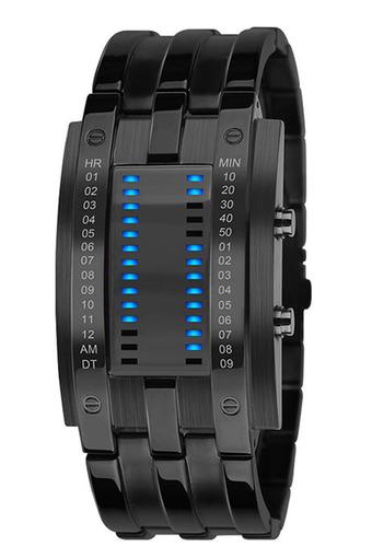 Luxury Unisex Digital Led Bracelet Sport Watche Wristwatch Couples Table Men Black  