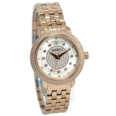 Mango MA6665L-80R - Jam Tangan Wanita Stainless Steel - Rosegold