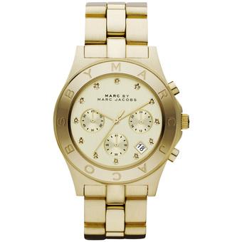 Marc Jacobs Female Gold Dial & Gold Strap MBM3101  