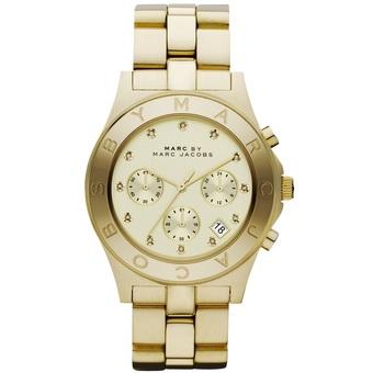 Marc by Marc Jacobs MBM3101 Blade Gold Dial Stainless Steel Ladies Watch (Intl)  