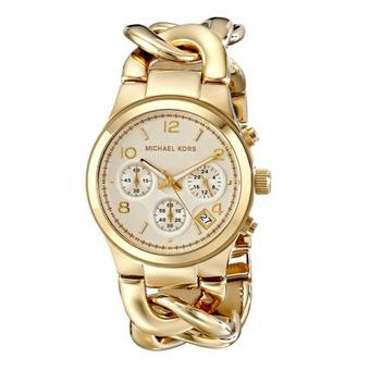 Michael Kors MK3131 Women's Runway Gold-Tone Watch - Intl  