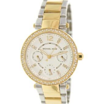 Michael Kors Mk6055 Ladies Mini Parker Two Tone Watch (Intl)  