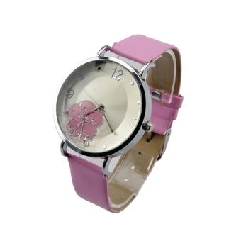 MyMei Women's WH068 Pink+Silvery+Golden Quartz Analog Watch 86191  