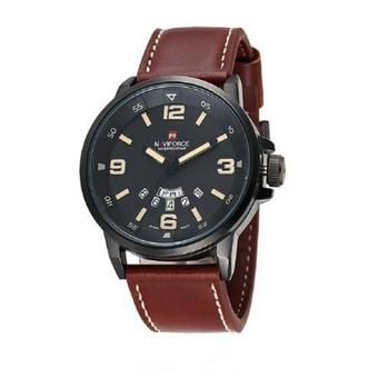 Naviforce Jam Tangan Pria - Leather Strap - Nf 1128 DB2  