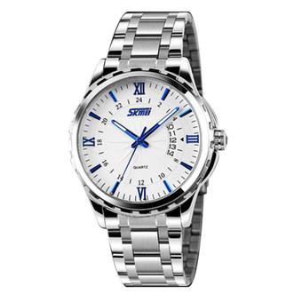 New Arrival Luminous Day-Date Men Watch Waterproof Strip Men Watches Quartz Watch blue  