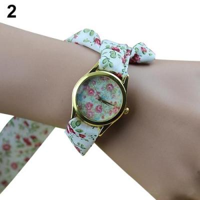 Norate Jam Tangan Wanita - Chiffon Floral #2