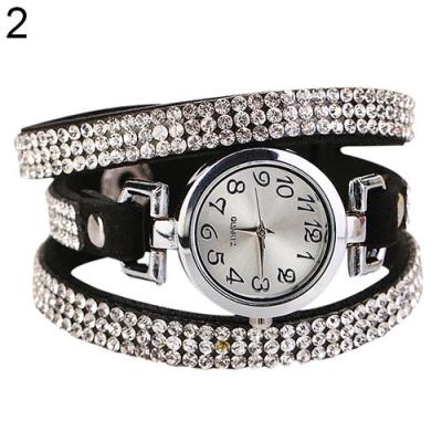 Norate Jam Tangan Wanita Quartz Bracelet Watch - Hitam