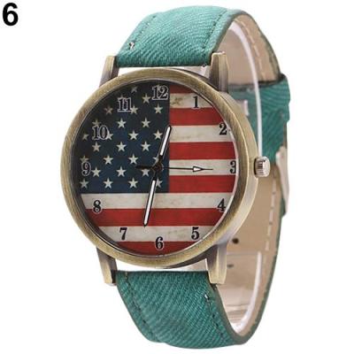 Norate Jam Tangan Wanita - United States Flag Green