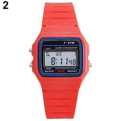 Norate Men Women Kids Electronic LED Digital Wrist Watch Red