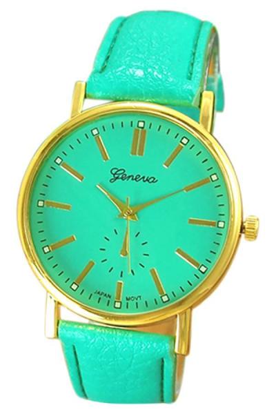 Norate Roman Numerals Quartz Wrist Watch Mint Green