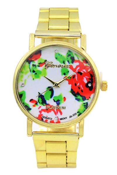 Norate Rose Flower Stainless Steel Watch