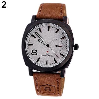 Norate Unisex Quartz Analog Faux Leather Band Wrist Watch White