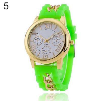 Norate Women Roman Numerals Analog Quartz Wrist Watch Green