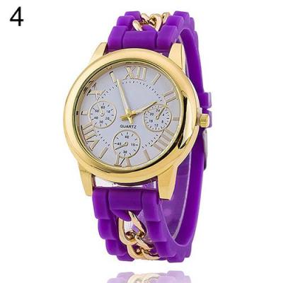 Norate Women Roman Numerals Analog Quartz Wrist Watch Purple