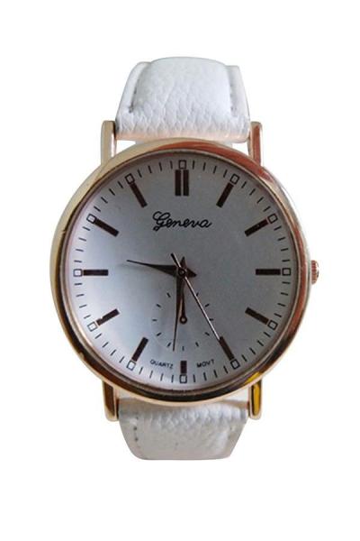 Norate Women's Roman Numerals White Leather Strap Watch