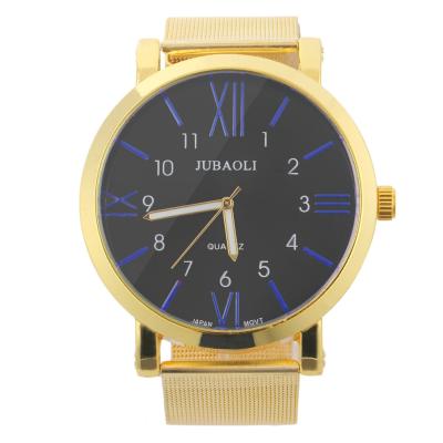 OBN Jubaoli 1097 gold belt gold shell in blue watch-Gold