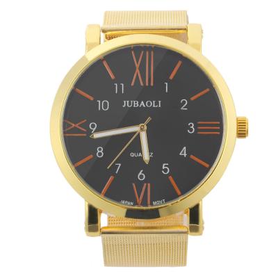 OBN Jubaoli 1097 golden orange belt gold shell watch word-Gold