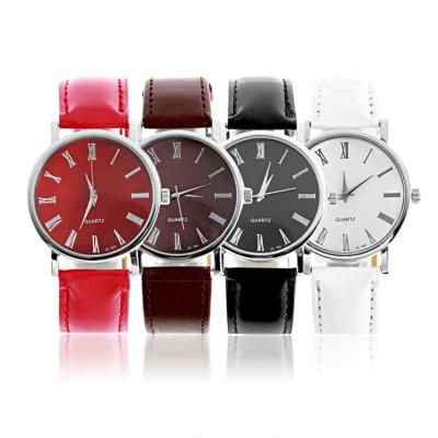 OBN NEW Fashion Classic Design Quartz Ladies Fashion Wrist Watch Women LeatherBlack