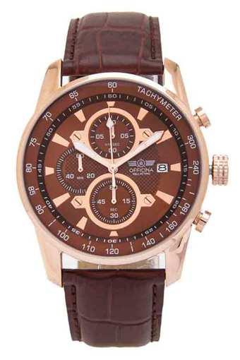 Officina Dell'Attimo 5009 Men's Watch - Brown  