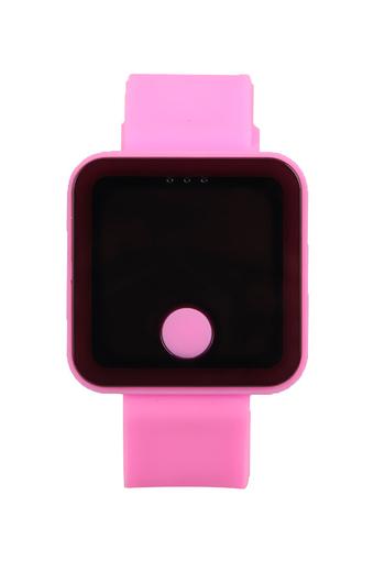 Olen Home Button Electronics Sport Digital LED Wrist Watches (pink)  