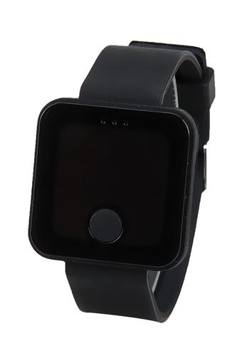 Olen Home Button Electronics Sport Digital LED Wrist Watches (Black)  