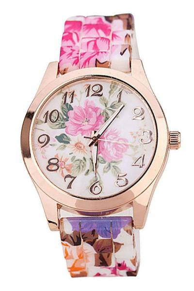 Ormano Elsa Flower Watch Jam Tangan Wanita - Multi Colour