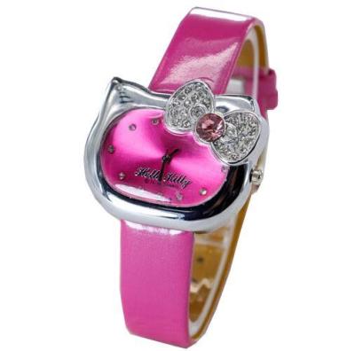 Ormano Hello Kitty Cute Watch Jam Tangan Wanita - Pink Tua