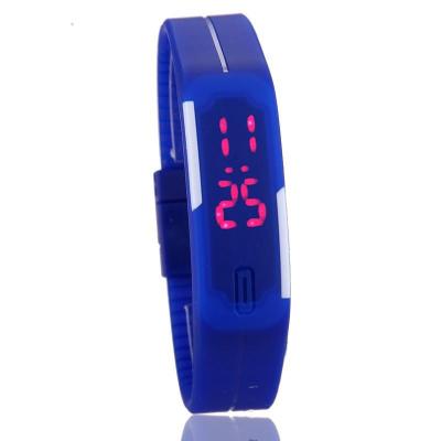 Ormano - Jam Tangan LED Sport Minimalis - Biru - Karet