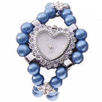 Ormano - Jam Tangan Wanita - Biru - Mutiara - Love Pearl Ladies Watch  