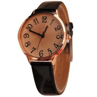 Ormano - Jam Tangan Wanita - Hitam - Strap Leather - Nevada Casual Watch  