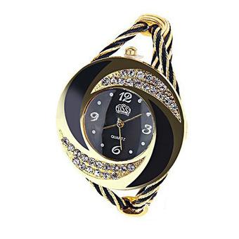 Ormano - Jam Tangan Wanita - Hitam - Strap Steel - Elsa Luxury Watch  