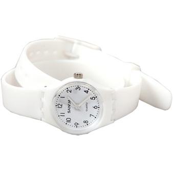 Ormano - Jam Tangan Wanita - Putih - Strap Karet - Elvy Mini Wacth  