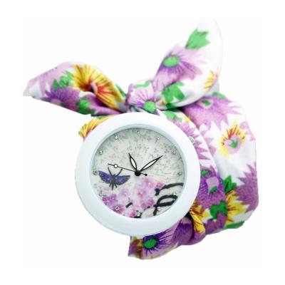 Ormano - Jam Tangan Wanita - Ungu - Strap Kain - Felenia Elegant Watch