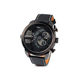 Oulm Quartz Men Leather Band Fashion Watch - 3130  