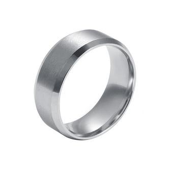 Phoenix B2C Men's Women's Titanium Steel Polished Ring Wedding Jewelry (Silver) (Intl)  