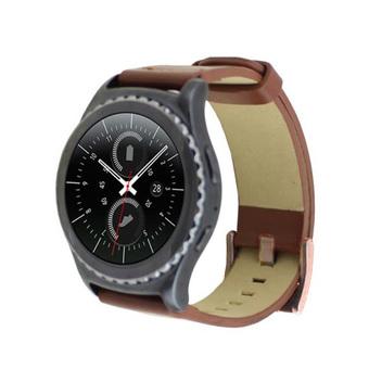 PopSky Samsung Gear S2 Genuine leather Watchbands (Brown) - Intl  