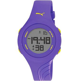 Puma Pu911092004 - Jam Tangan Wanita - Ungu Kuning- Tali Karet  