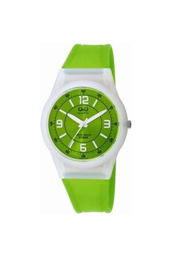 Q&Q Jam Tangan Wanita Analog VQ50J013Y Green Translucent  