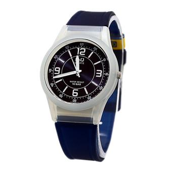 Q&Q - Jam Tangan Wanita - Biru Navy - Resin Strap - VQ50J  