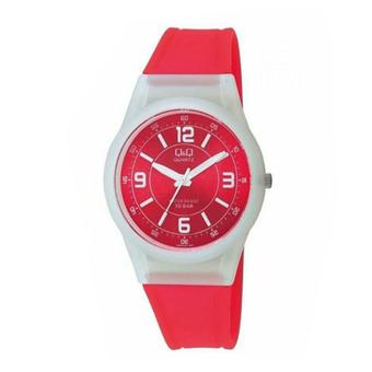 Q&Q - Jam Tangan Wanita - Rubber - Merah - VQ50J  