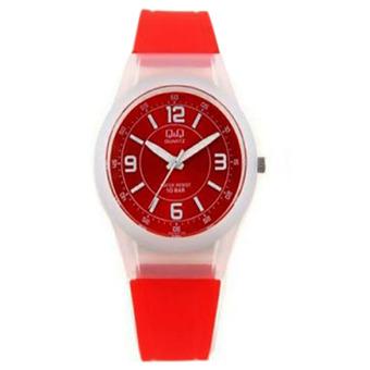 Q&Q - Jam Tangan Wanita - Rubber Strap - Merah - VQ50J-013Y  