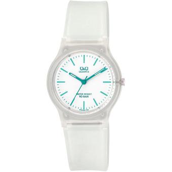 Q&Q Jam Tangan Wanita VP46J036Y Jelly Colour White  