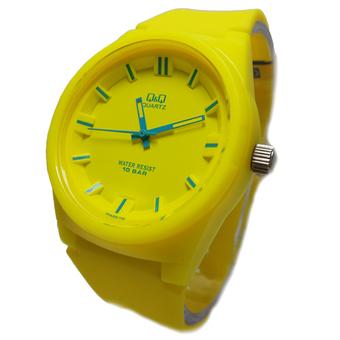 Q&Q Jam tangan wanita - VR48J002Y - Karet - Kuning  