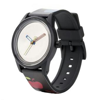 Q&Q Smile Solar - Jam Tangan Unisex - Resin - J020Y - Hitam  