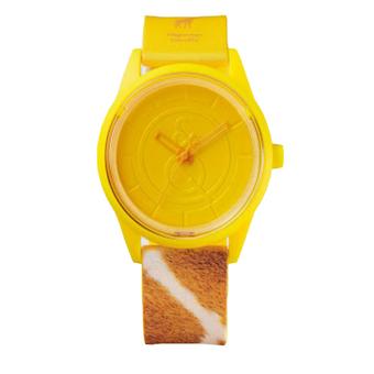 Q&Q Smile Solar - Jam Tangan Unisex - Resin - Q&QJ026Y - Kuning  